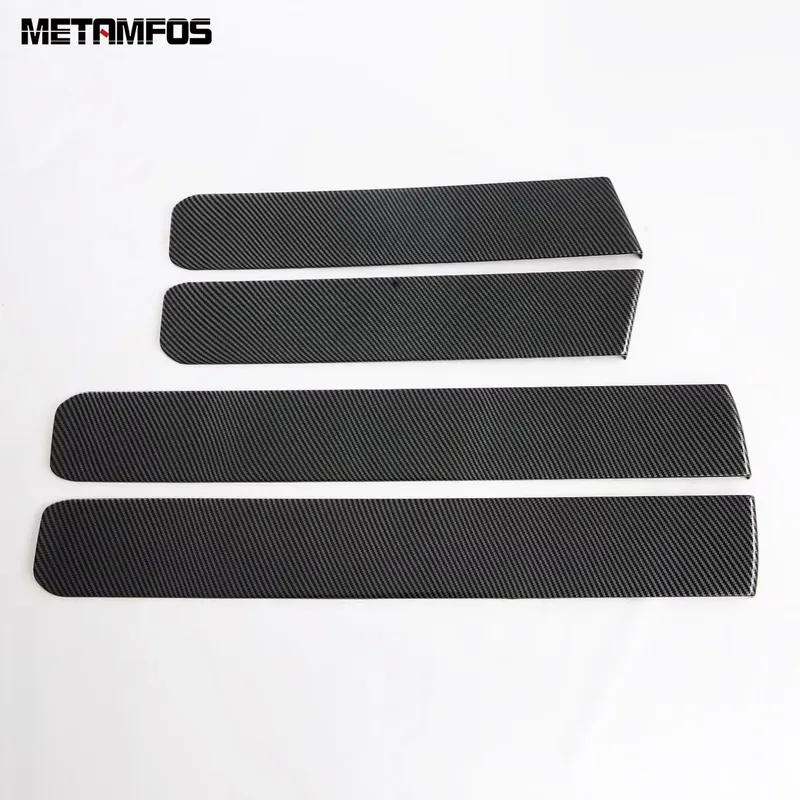 Ide Door Armrest Panel Molding Trim Sticker For Hyundai Santa Fe 2024 2025 Carbon Fiber Interior Accessories Car Styling