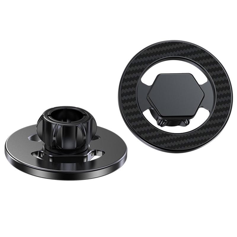 Ice Armor MagSafe Magnetic Phone Holder - Universal 17mm Ball Head for Car & Desktop.