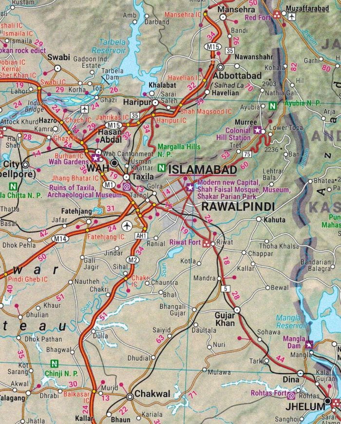 Afganistan 1:1 100 000. Mapa Samochodowa. Wyd. 2024. Freytag & Berndt