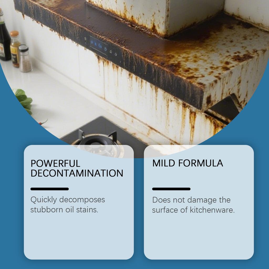 Kitchen Cleaner Strong Decontamination Spray Is Suitable For Kitchen And Living Room Conditioners,237ml