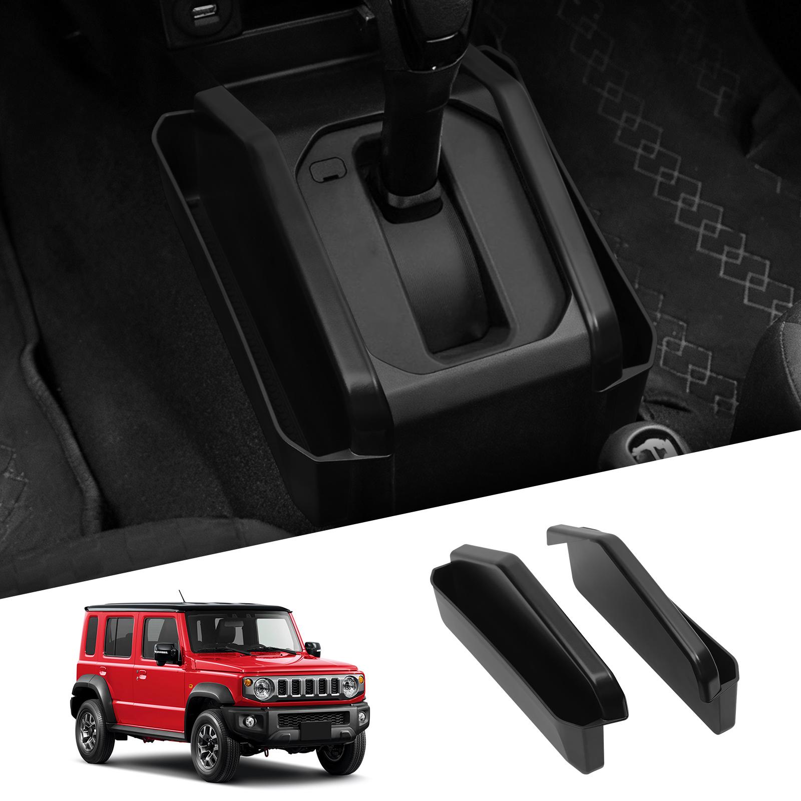 

2Pcs for Suzuki Jimny 2026 2026 Central Control Hanging Storage Box Tray Organizer Tidying Car Interior Accessories Black