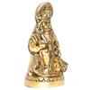 Dárky Soška Hanumána sedící v kovu Idol Hanumána Bajrangbali Murti Dárkový předmět Dekorativní výstavní kousek, Vícebarevný, 1 kus