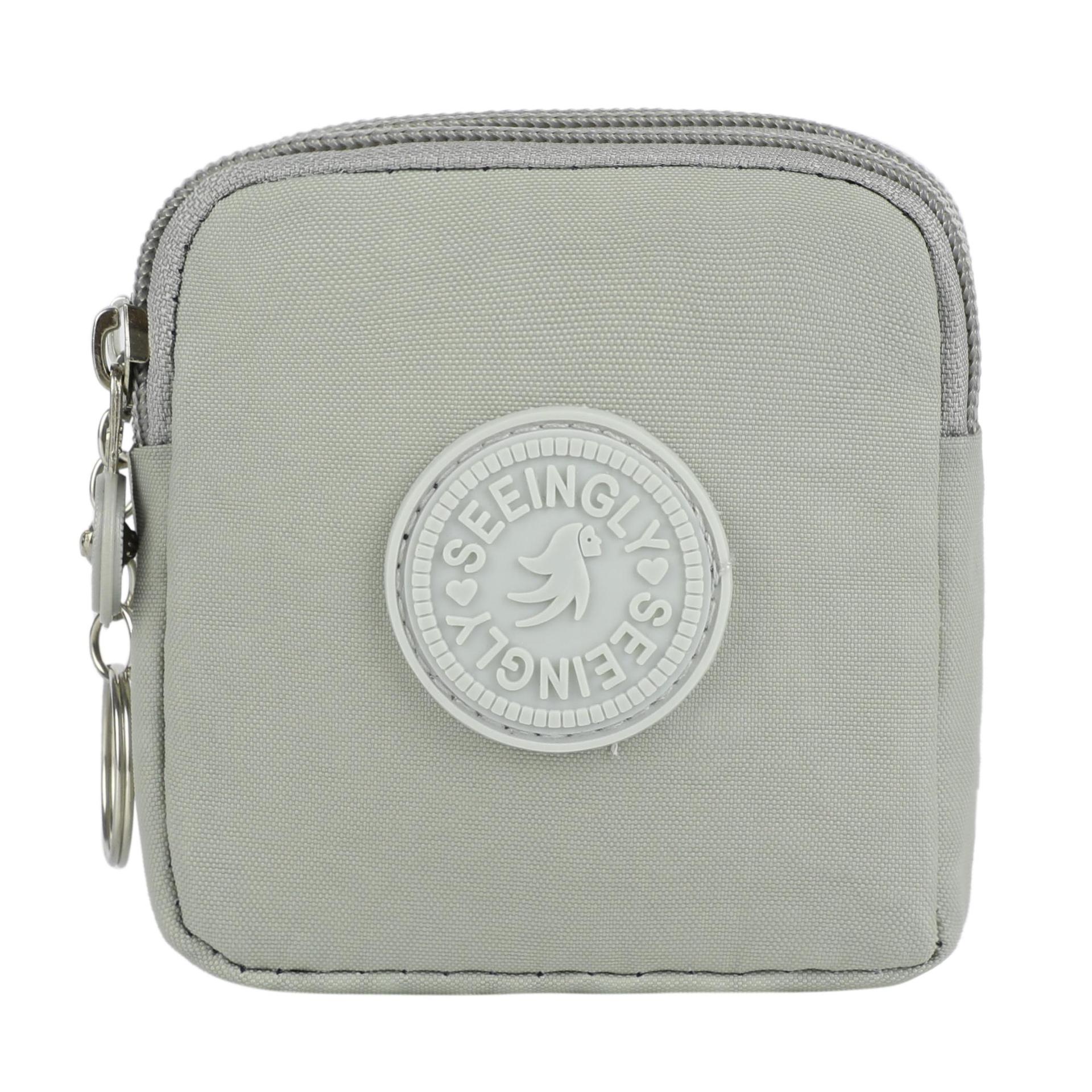 

Водонепроникний гаманець для монет із кільцем для ключів Сумка для грошей Портативні сумочки