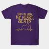 For Women This Is How My Heartbeats Dog Norwich Terrier T Shirt  90S Korean Style Tee 100% Cotton Picture Custom Round Collar