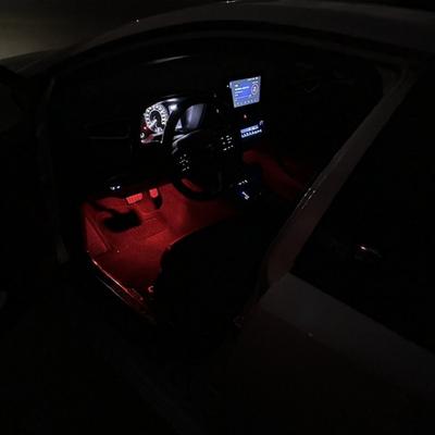 Für Skoda Octavia Pro A8 MK4 Superb 3 Rapid Kodiaq Karoq Auto Innenraum Fußraumbeleuchtung LED Ambiente Neonlampe Langlebige Glühbirnen Kit