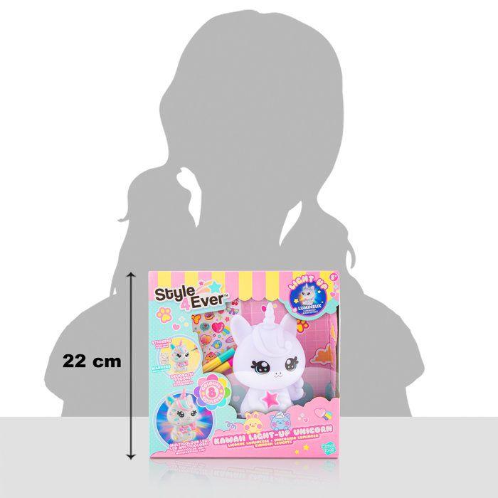 Y2K Light-Up DIY Unicorn To Decorate - Collector's Edition - Style 4 Ever - OFG 293 Canal Toys