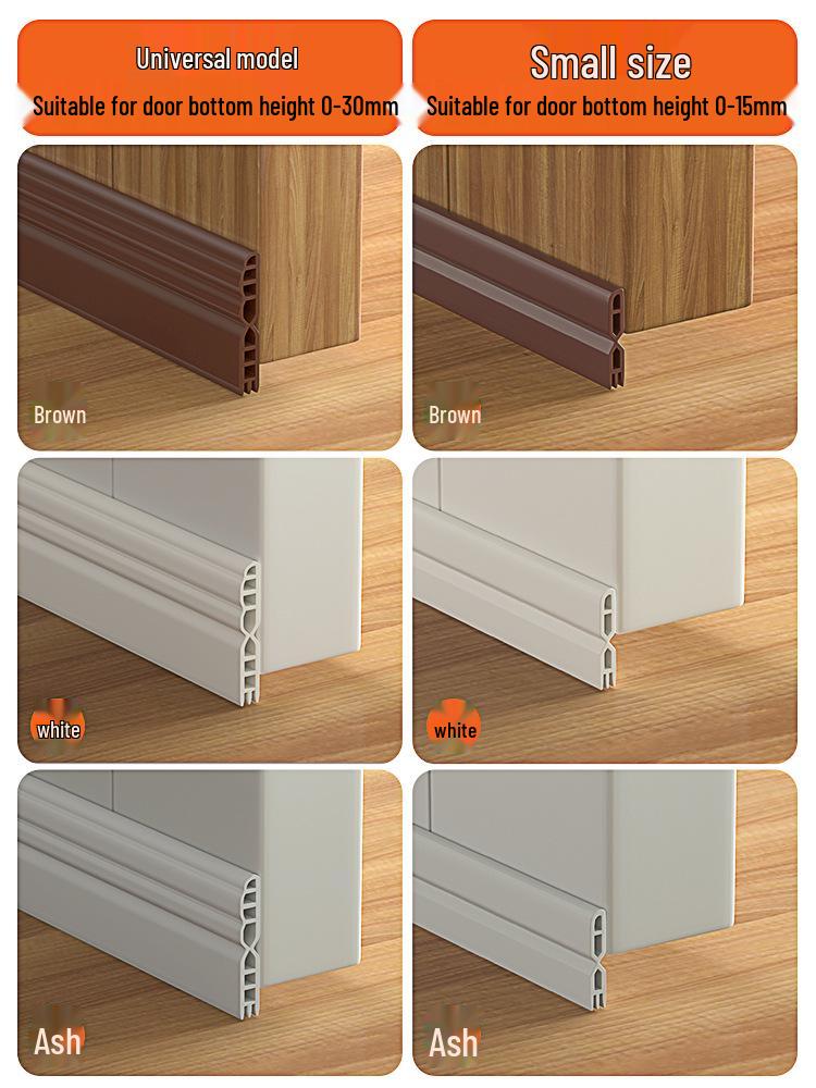 Soundproof Under-Door Seal Strip – Windproof, Noise-Blocking Door Bottom Baffle