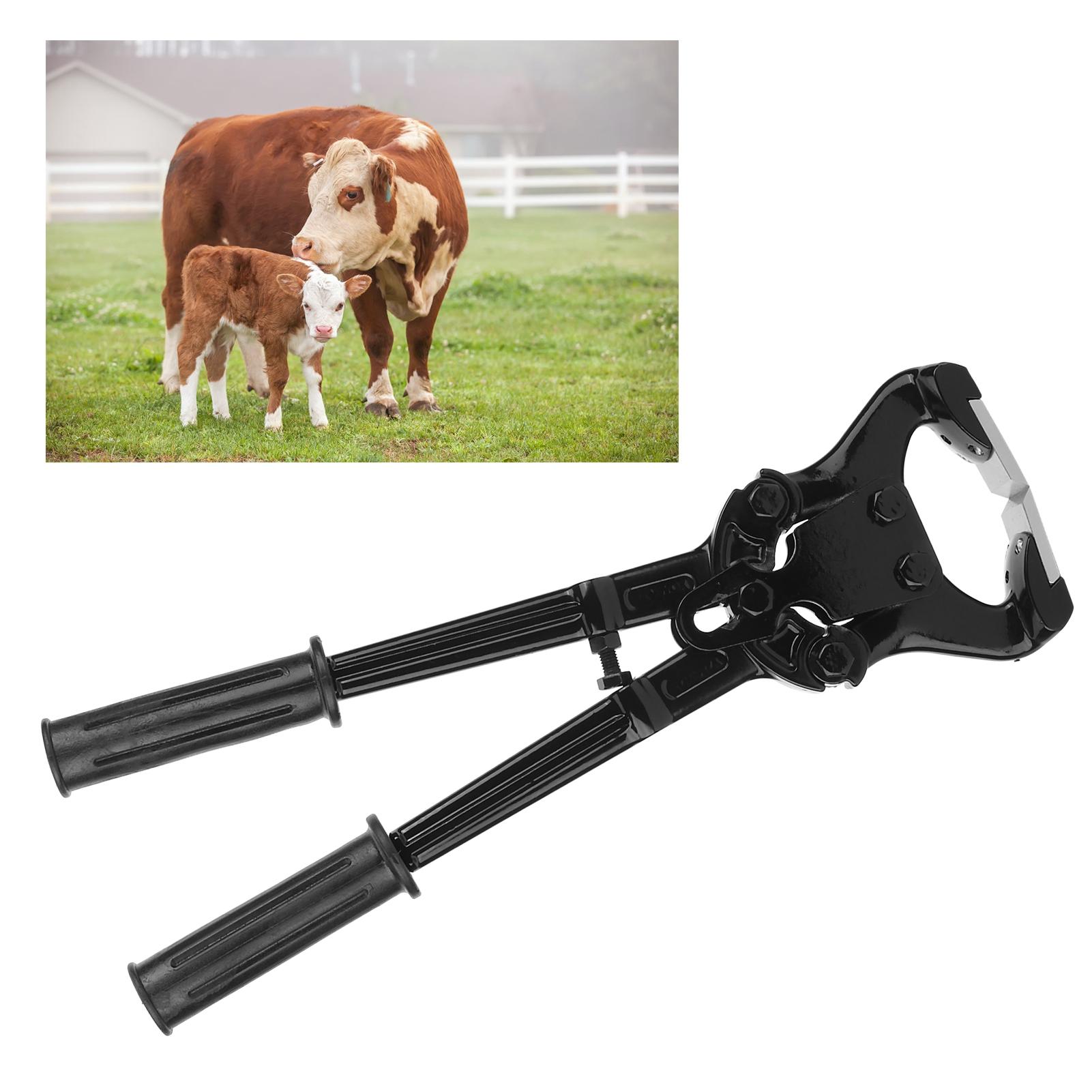 Multifunctional Steel Hoof Trimmer Pliers - Livestock Shearing & Trimming Tools for Cattle,Sheep,Goat,Horse black