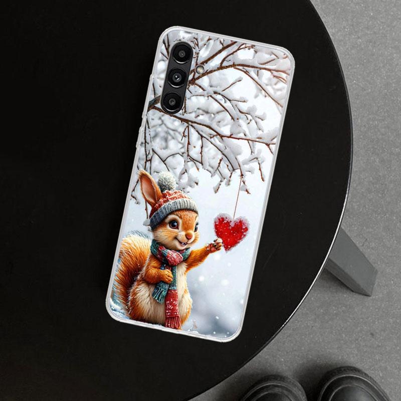 Animal Squirrel Phone Case Cover for Samsung Galaxy A17 A16 A26 A36 A56 A57 A37 A15 A25 A35 A55 A14 A24 A34 A54 A13 A23 A33 A53