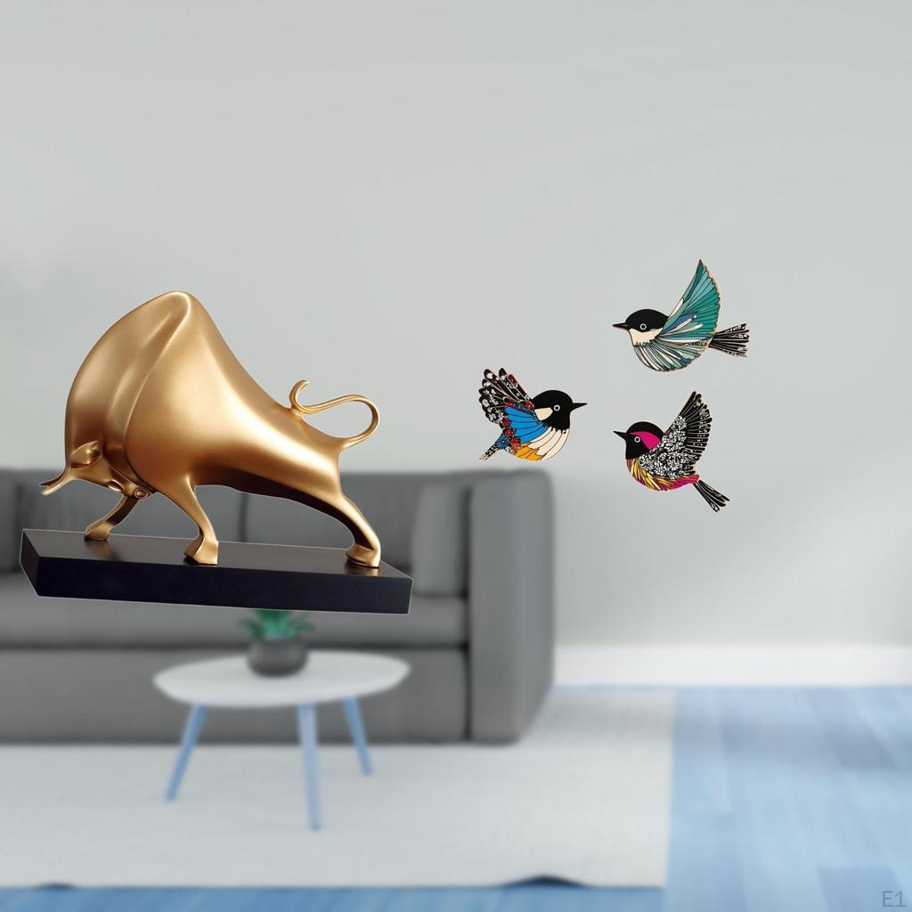 Abstract Bird Sculpture Wooden Tabletop And Wall Art Decor for Living Room Bedroom Entrance Garden