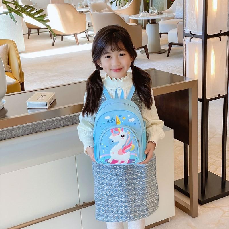 Neutral Gender Trendy Kids Backpack For Ages 3 To 8 With Comfortable Curved Straps And Unique Patterns Animal