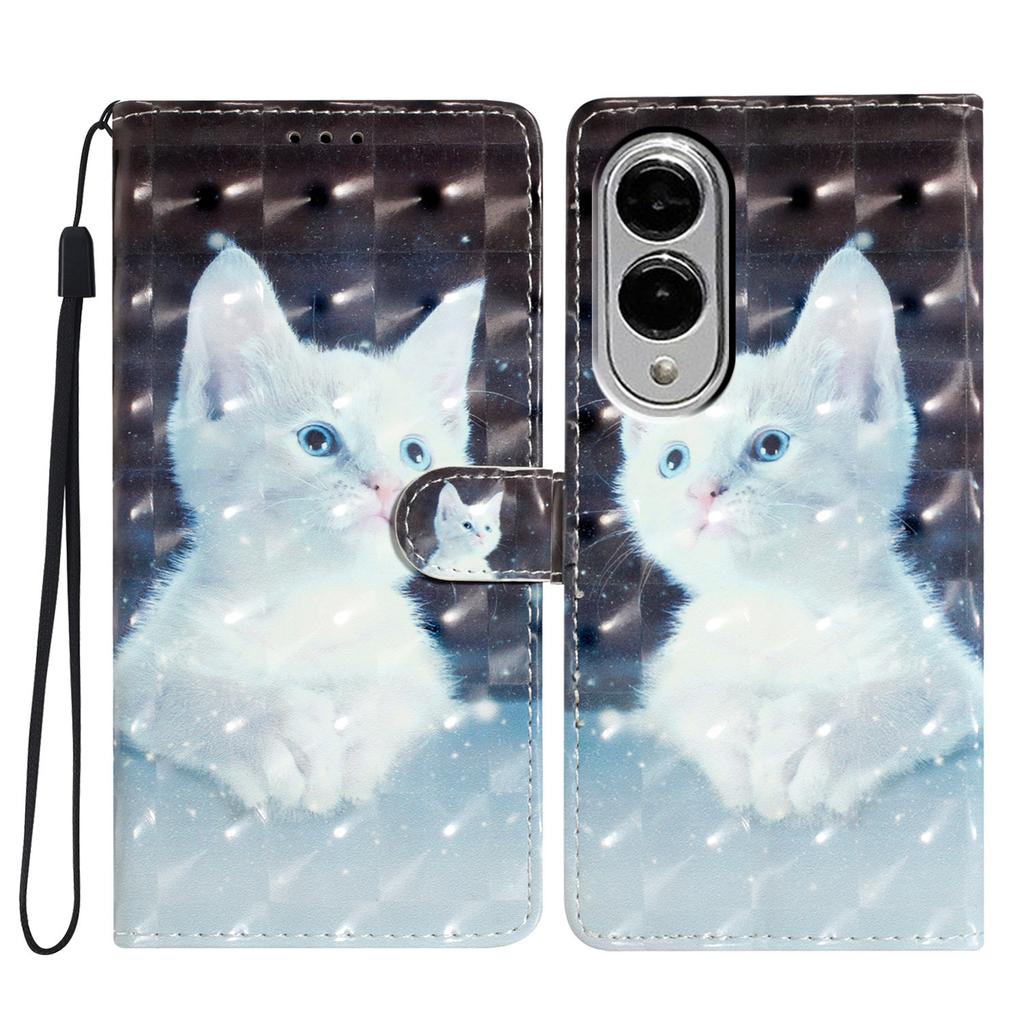 3D Pattern PU Leather Phone Wallet Case for Samsung Galaxy S7 S8 S9 S20 S21 S22 S23 S24 S25 Note8 Note9 Note10 Note20 A10 A12 A13 A14 A15 A16...