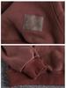 500g Heavyweight Half-Zip Men's Hooded Sweatshirt - Vintage Japanese-Style Trendy Youth Top