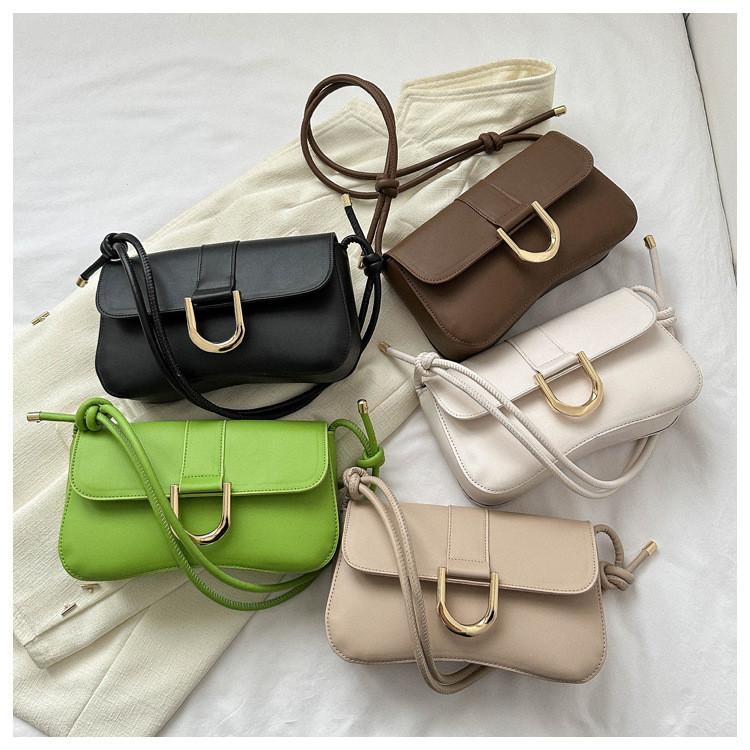 2023 New Retro Minimalist Crossbody Bag Street Fashion Trendy Shoulder Bag Women Small Single Shoulder Bag