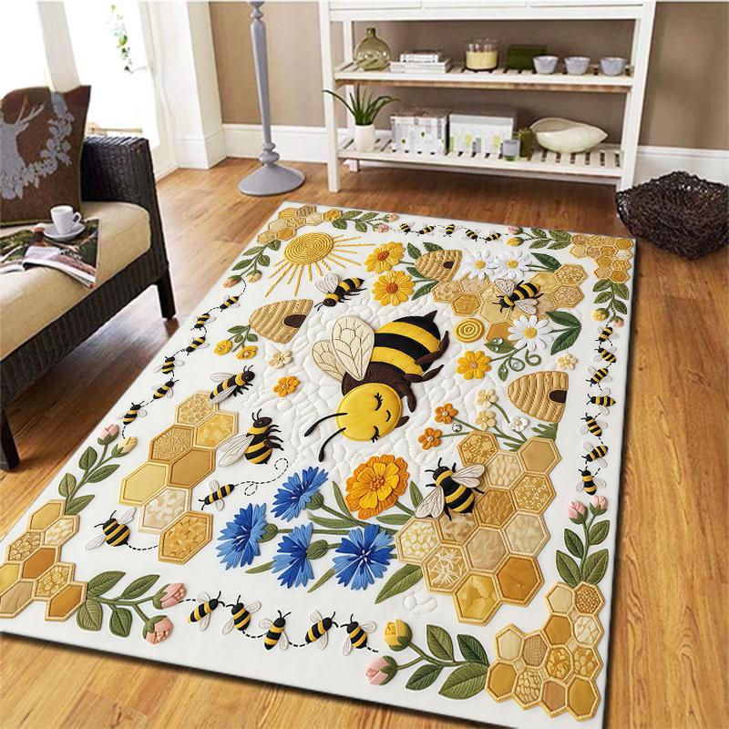 Fabric Animal Sleeping Panda Carpet Rug for Living Room Bedroom Home Sofa Decoration,Kids Play Non-slip Floor Mat
