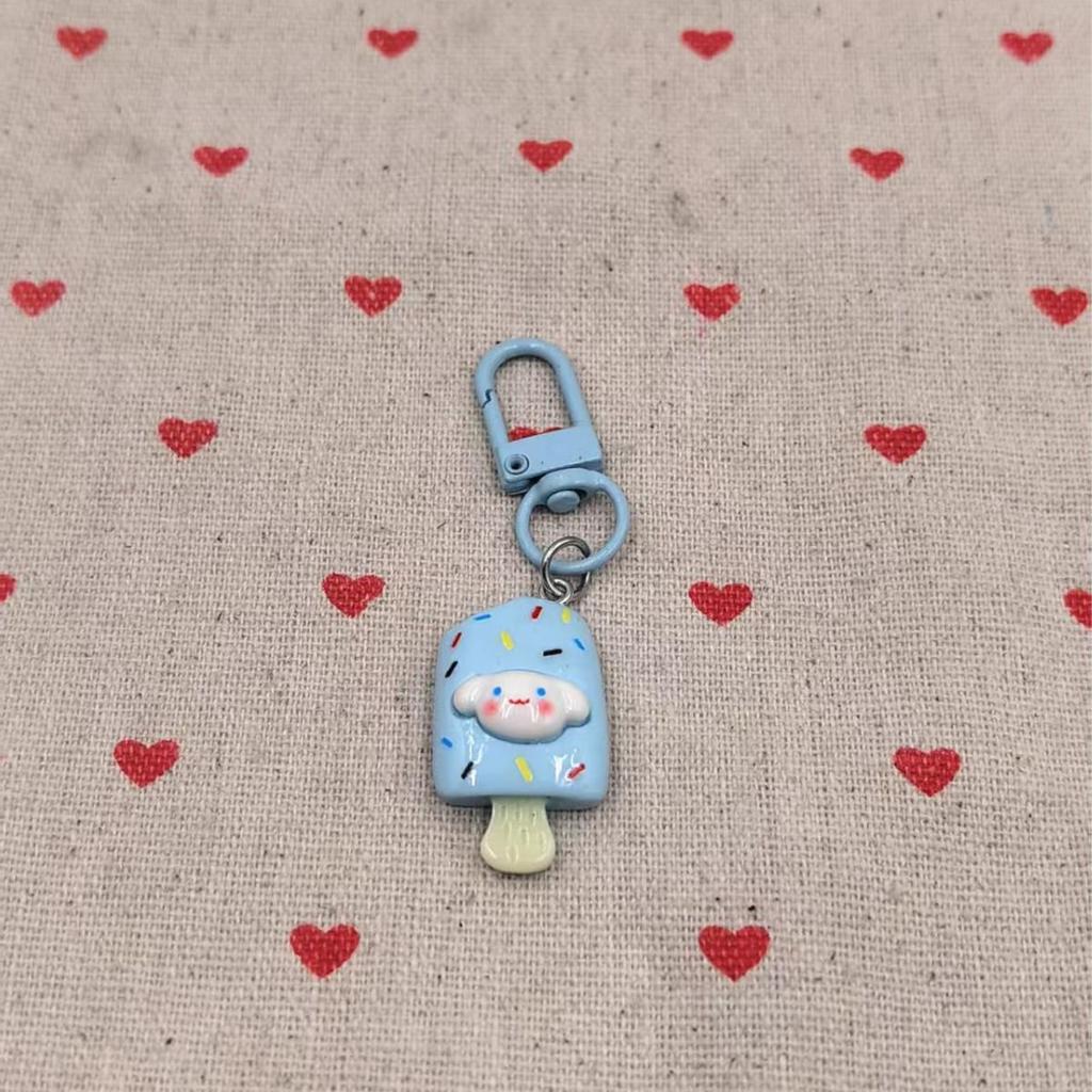 Cute Cartoon Ice Cream Keychain Pendant: Funny Bag Accessory & Gift for Students and Couples