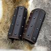 Vintage Rivet Studded Arm Guard Medieval Armor Bracers Cosplay Party Costume Accessories Role Play Renaissance Gauntlet
