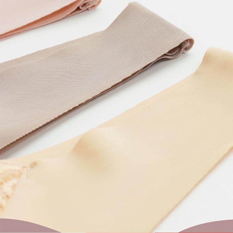 Large Size Lace Beautiful Back Without Steel Ring Women's Underwear High-elastic Light-weight Sleep Vest-style Plus Size Bra