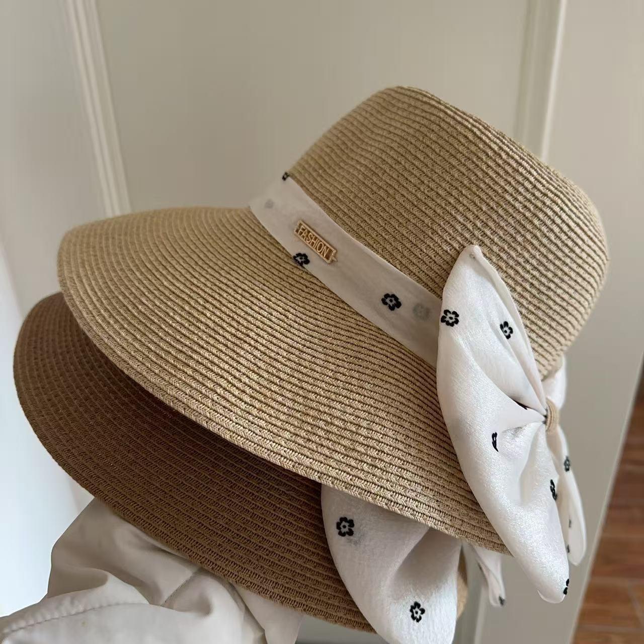 Freedom Outdoors Women's Dark Brown Bowknot Wide Brim Sun Hat Summer French Style Travel Fisherman Hat With Bow Detailing For Outdoor Activities 56-58Cm