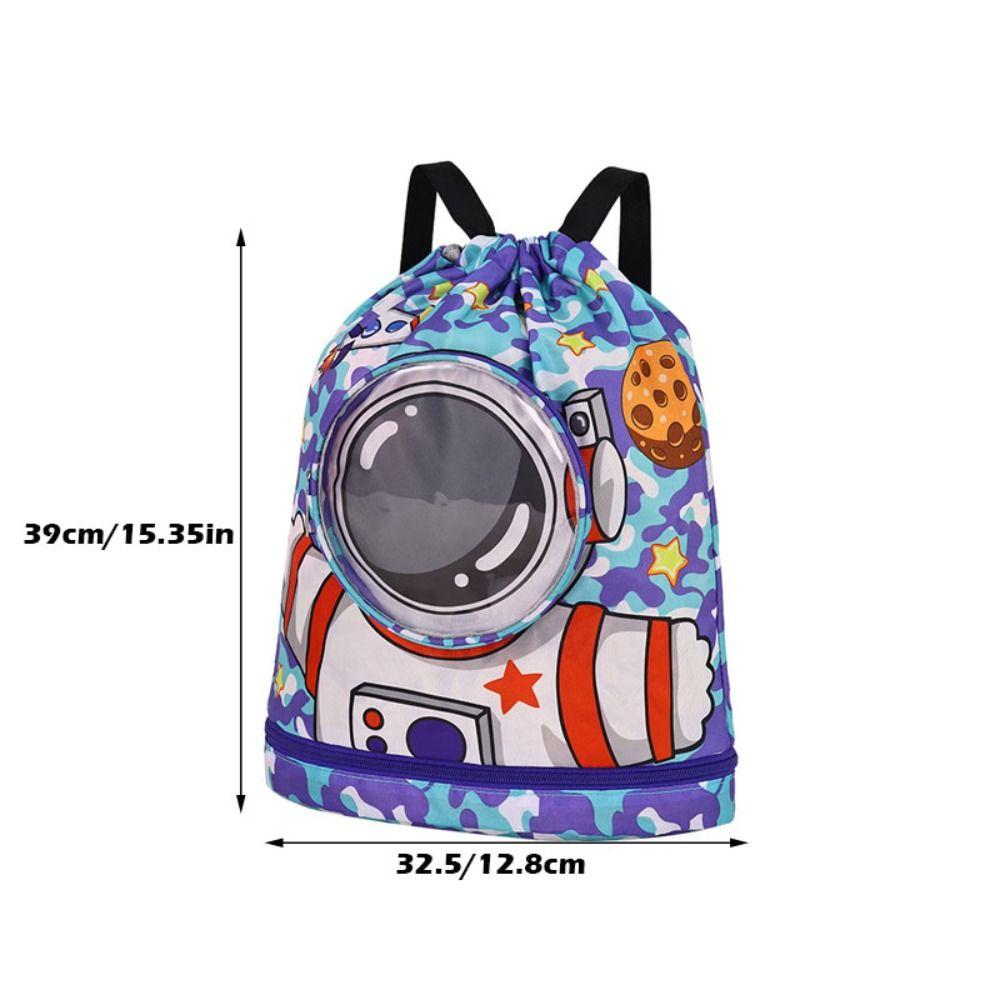 Dry Wet Separation Children's Swimming Bag Waterproof Toiletry Storage Bag Beach Backpack  Boy Girl
