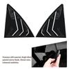 For Toyota Corolla 2007 2008 2009 2010-2013 ABS Plastic Rear Window Quarter Louver Cover Side Vent Trim Car Adhesive Accessories