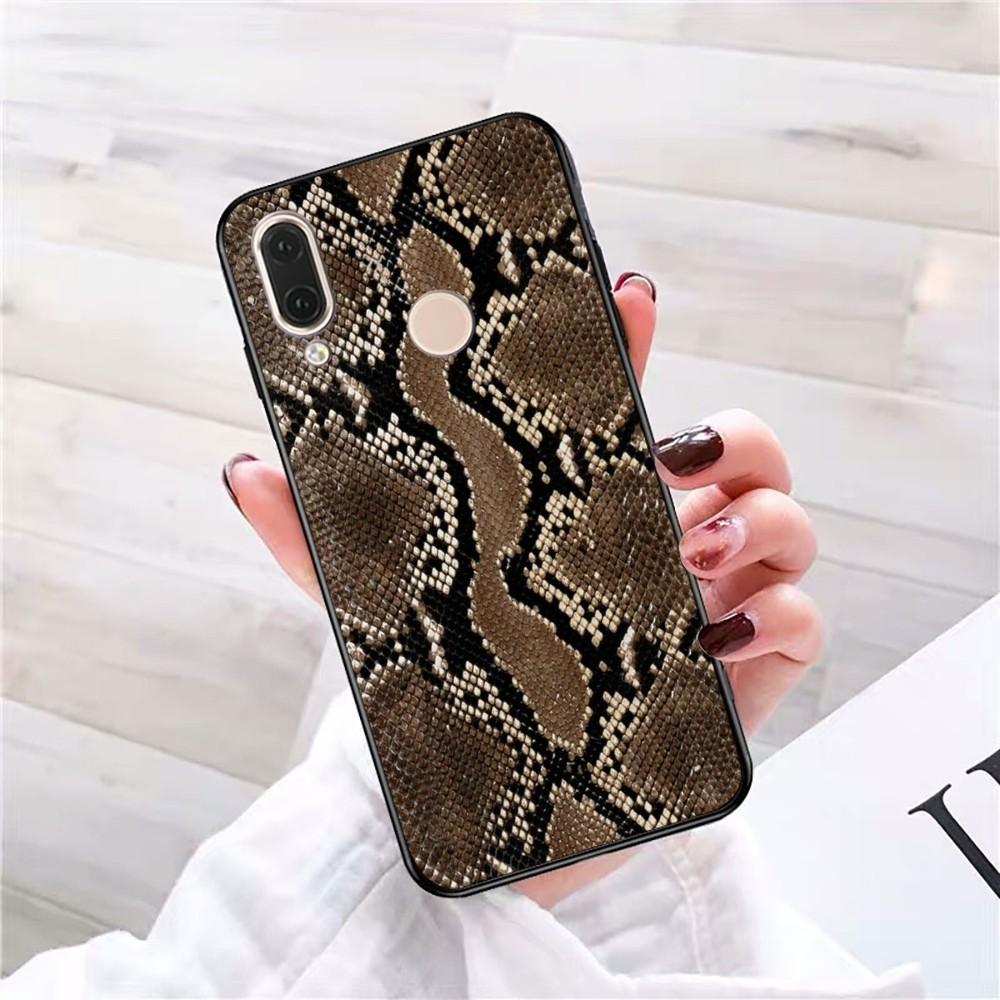 

Snake Skin Phone Case For Redmi 5 6 7 8 9 10 plus pro 6 7 8 9 A GO K20 K30 K40 pro plus F3 Fundas Redmi 5A