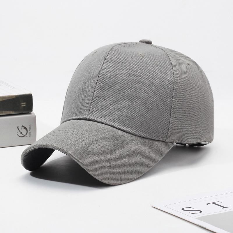 Maoqing Solid Color Duckbill Men's Sunshade Baseball Cap with Various Logos