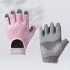 Stylish half-finger shock-absorbing silicone protective fitness gloves
