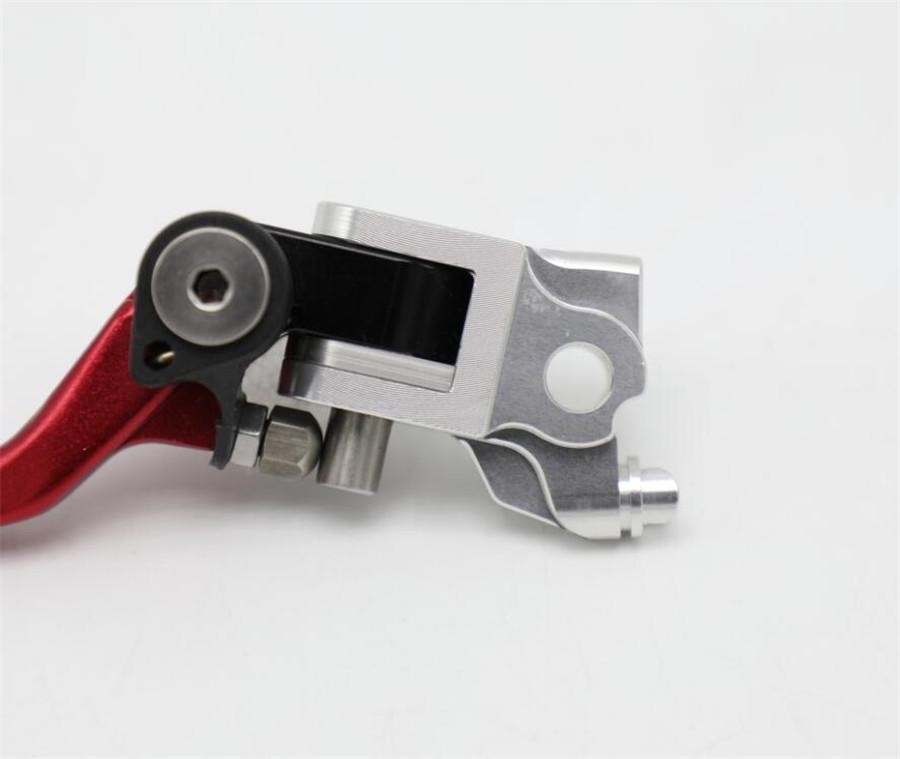 Red 4 Directions Folding Pivot Brake Lever For Honda CRE250X 2007-2012 CRF250R