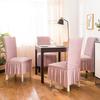 Elastic Bubble Grid Chair Seat Covers Universal Stretchable Dining Chair Covers All Season