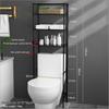 Floor-Standing Balcony Drum Washer Rack & Bathroom Storage Shelves
