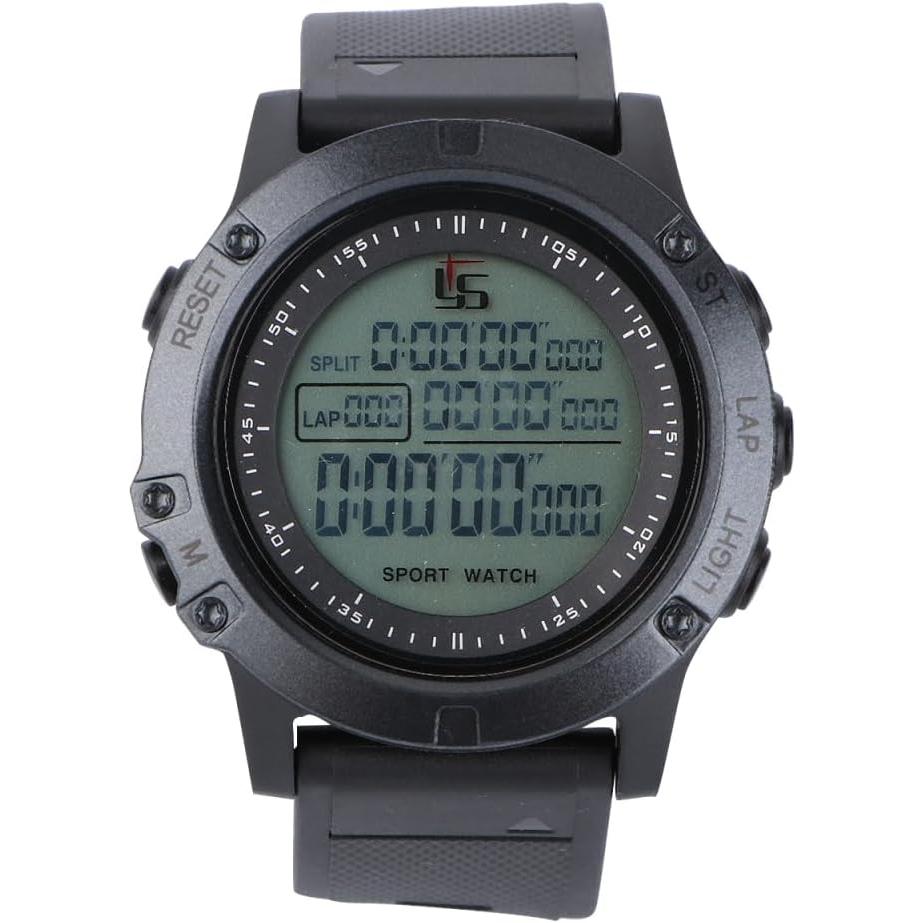 iplusmile Referee Soccer Watch Sports Watch Stopwatch with Lap Function for Referees Stylish Men s Watch Running Watch Waterproof LED Black