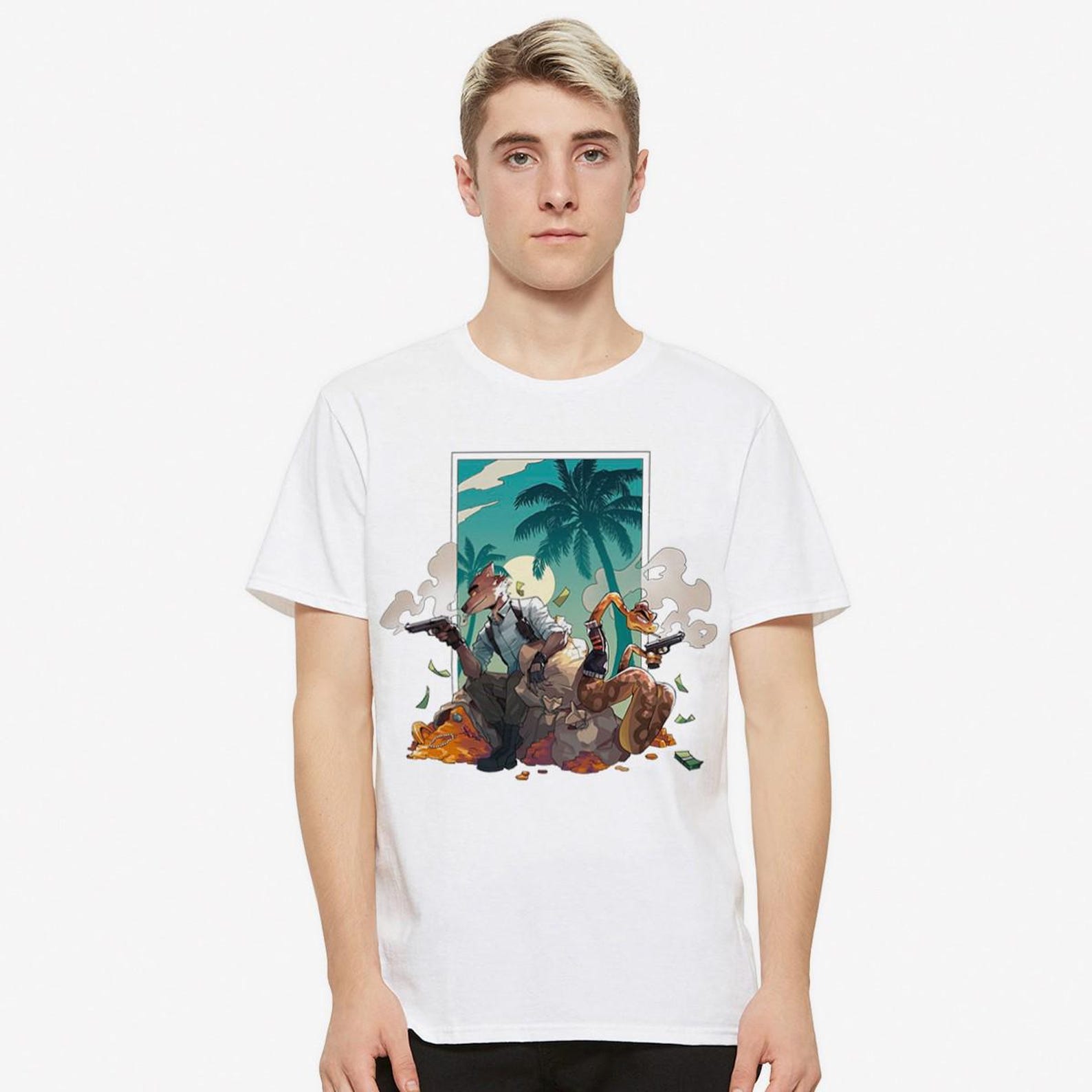 The Bad Guys Mr Wolf and Mr Snake T-Shirt, Men s and Women s Sizes (MUL-311315) S