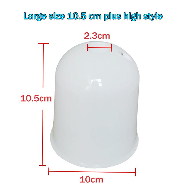 

2 шт. Аксессуары для потолочного вентилятора Абажур Резиновая крышка Замены Отверстие 23 мм Белый цвет Легкая установка Широкая совместимость A4