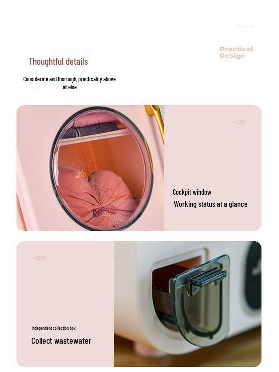 Compact UV Underwear Dryer & Disinfection Box for Home Use