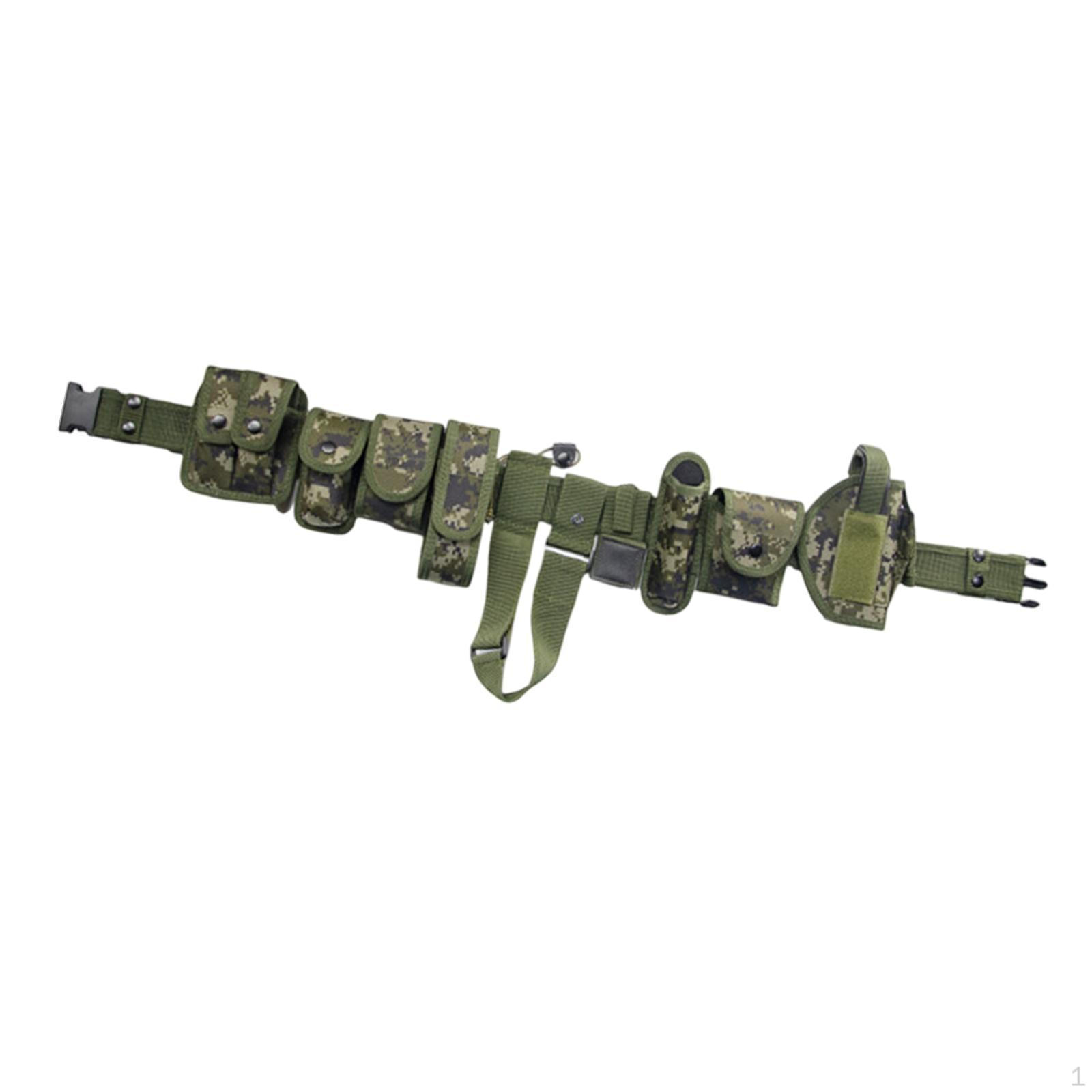 

Outside Duty Belts Police Utility with Bag Tear Resistant Portable Waistband Waist Belt