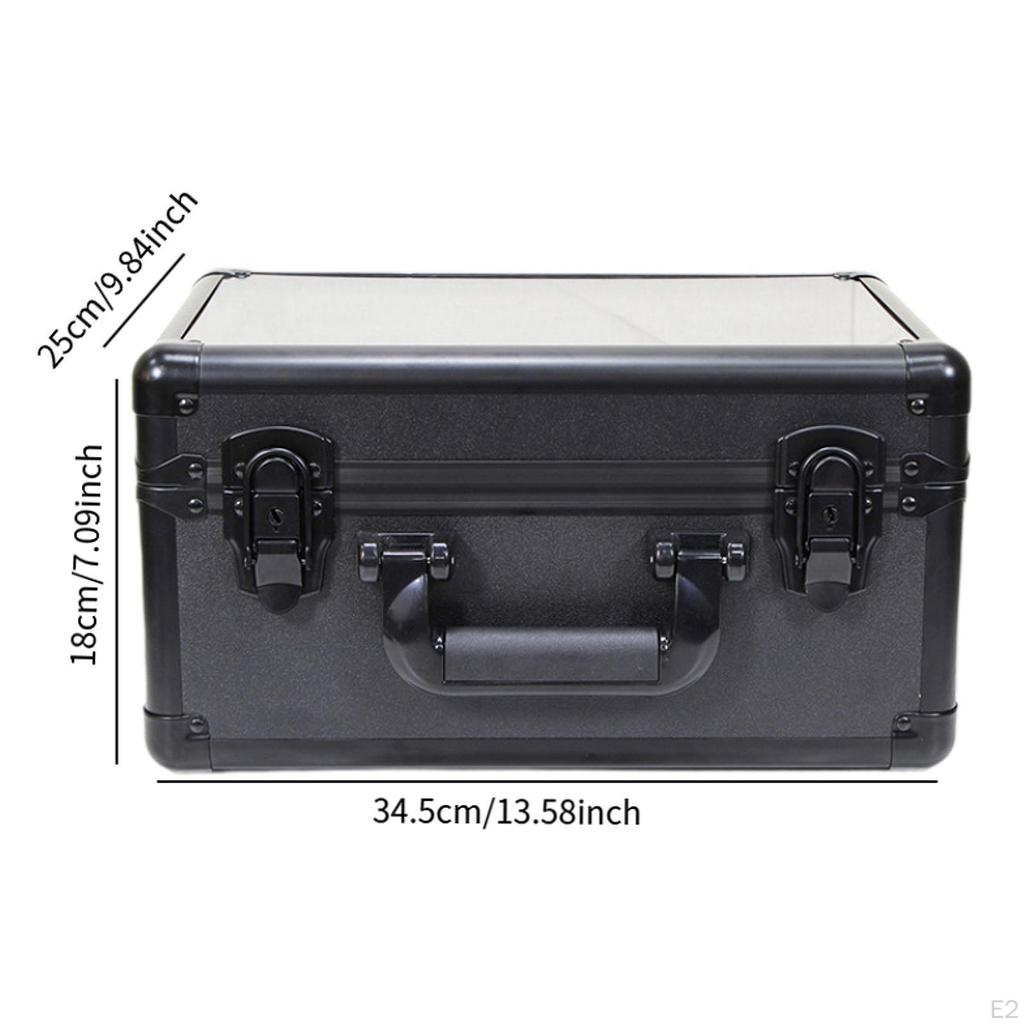 Aufbewahrungsbox für bewertete Sammelkarten, Tragetasche für Sammelkarten, 3 Fächer, robust, Kartenhalter, Trading