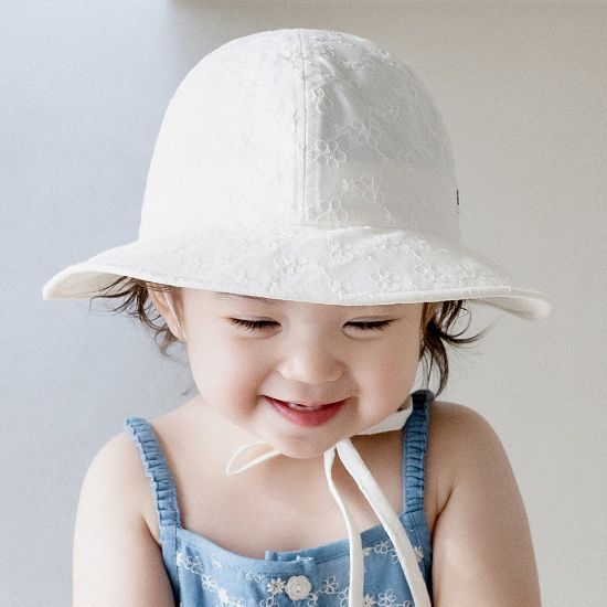 Happy Prince Reve Eyelet Baby Sun Hat