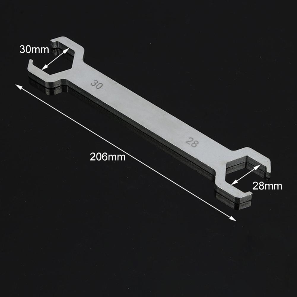 2pcs Underfloor Heating Wrench Double Open Ended Wrench Faucet  Sink Installer Wrench For Home Bathroom