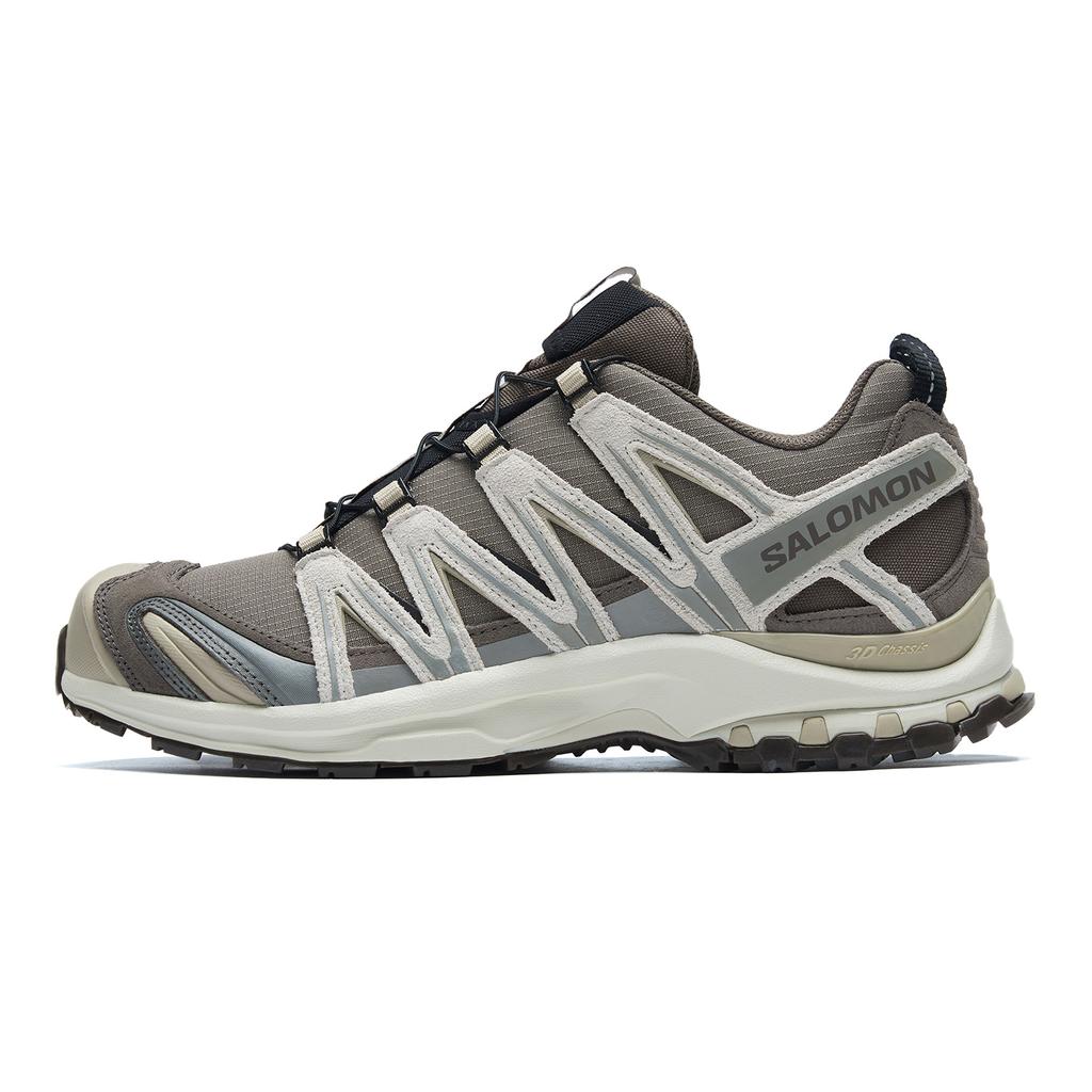 New SALOMON XA PRO 3D Slip Resistant Abrasion Resistant Low top Running Shoes Unisex Taupe Light Green Apricot L477920