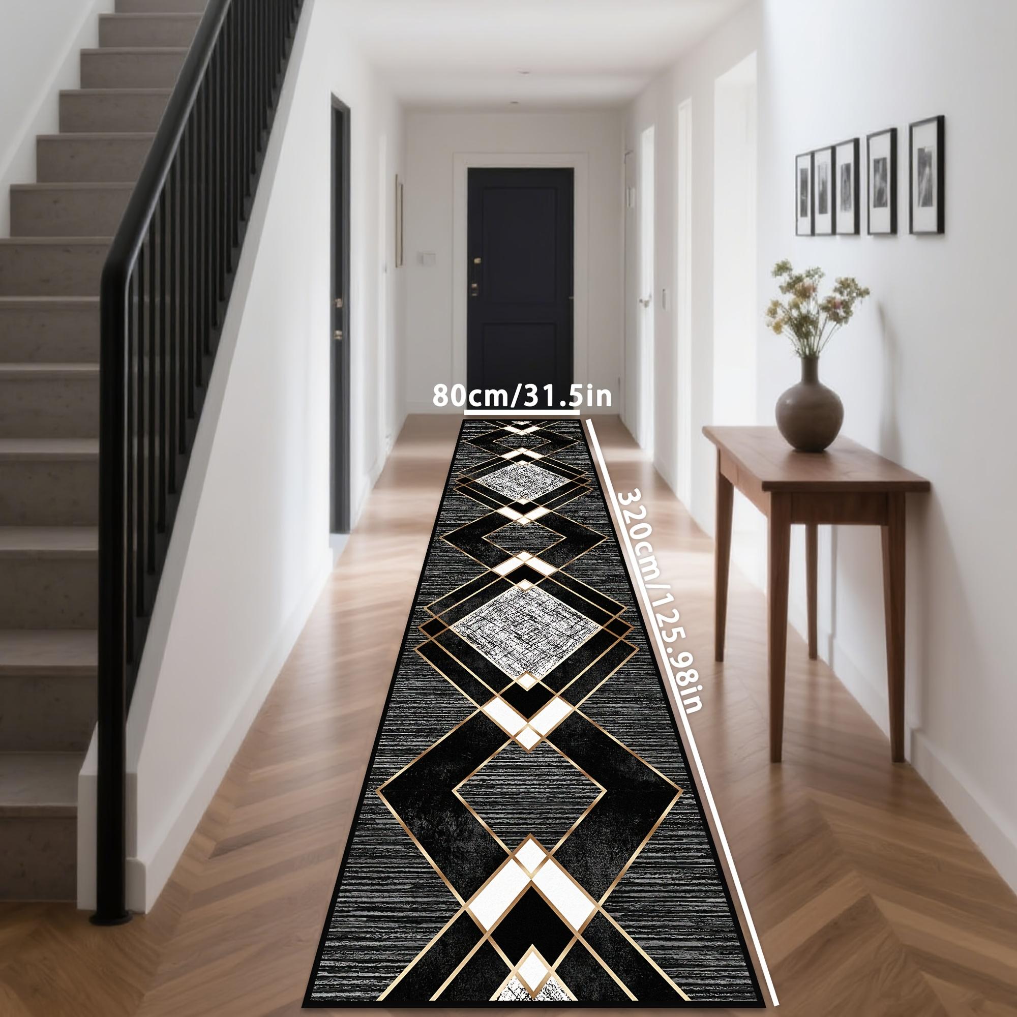 

VIKAMA Black Skull Carpet Halloween Decoration Gothic Style Large Area Rugs Balcony Hallway Rug Kitchen Floor Rug Doormat 40X60CM (1.3X2FT