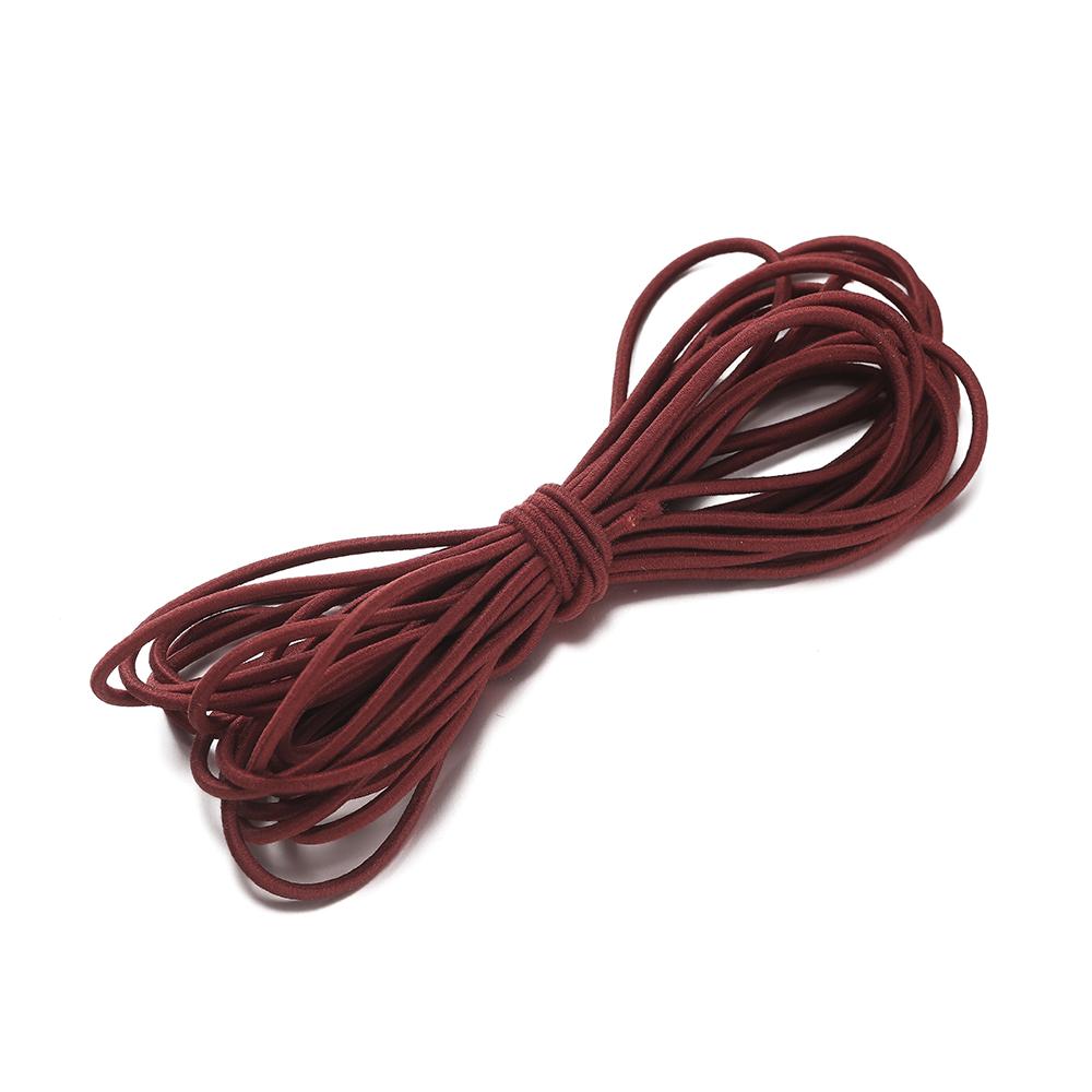 2-5Meters/Lot Round Elastics Rope 2mm 2.5mm Multicolor Nylon Elastic Rubber Bands for DIY Bracelet Necklace Jewelry Accessories