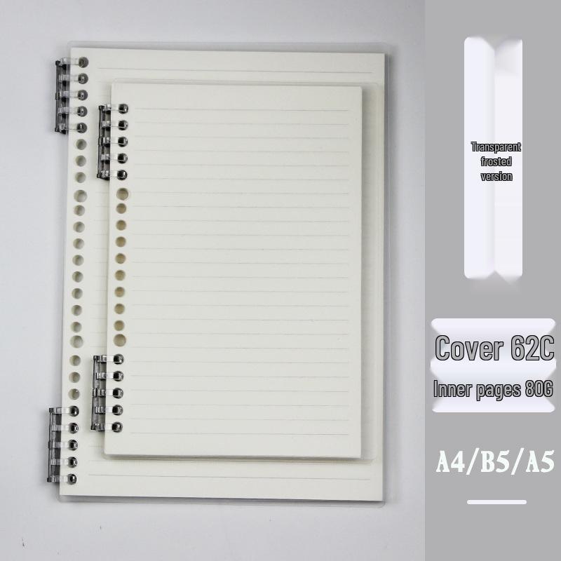 

Инновационный Минималистичный Матовый Блокнот на Спирали - Нежный для Рук, Дизайн на Разъемных Листах A5