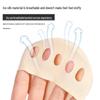 Silicone Anti-Pain Forefoot Cushion: Women's Non-Slip, Thickened, Five-Toe Sock Protection for High Heels.