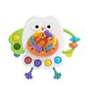 Cross-Mirror Rocket Baby Rattle Teether: Cute Soothing Toy for Newborns and Early Education
