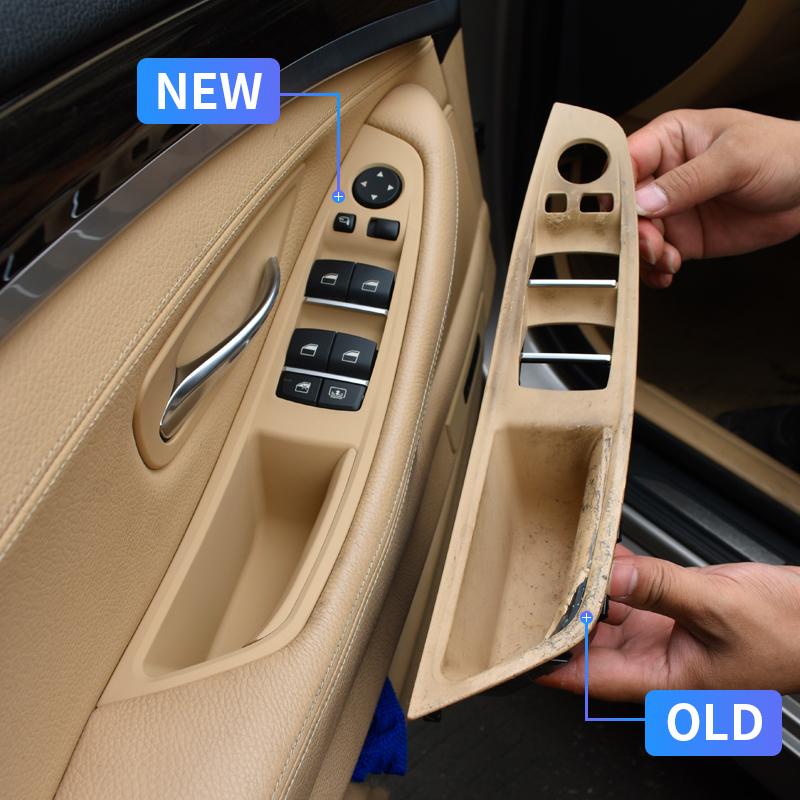 Qualidade Interior Painel de Apoio de Braço da Porta Dianteira Acabamento Puxador Conjunto Substituição Para BMW Série 5 F10 F11 F18 520i 523i 525i 528i 535i