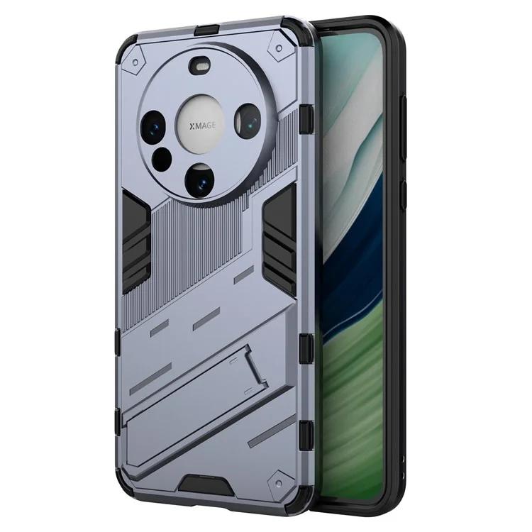 

For Huawei Mate 60 Cover PC TPU Shockproof Phone Case with Kickstand