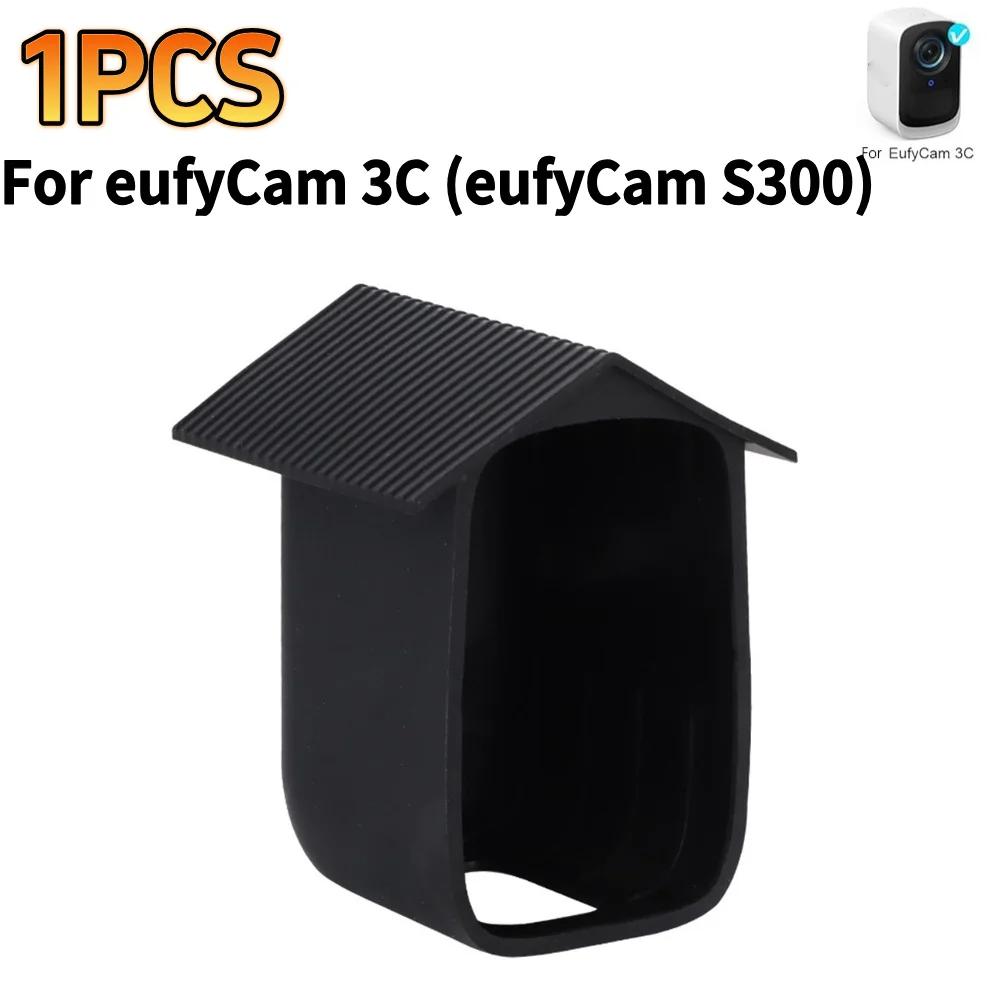 1/2 Stück Silikonhülle für EufyCam 2C Wasserdichte Sicherheitskamera Schutzhülle für Eufy Security S300 eufyCam 3C Abdeckung Skin