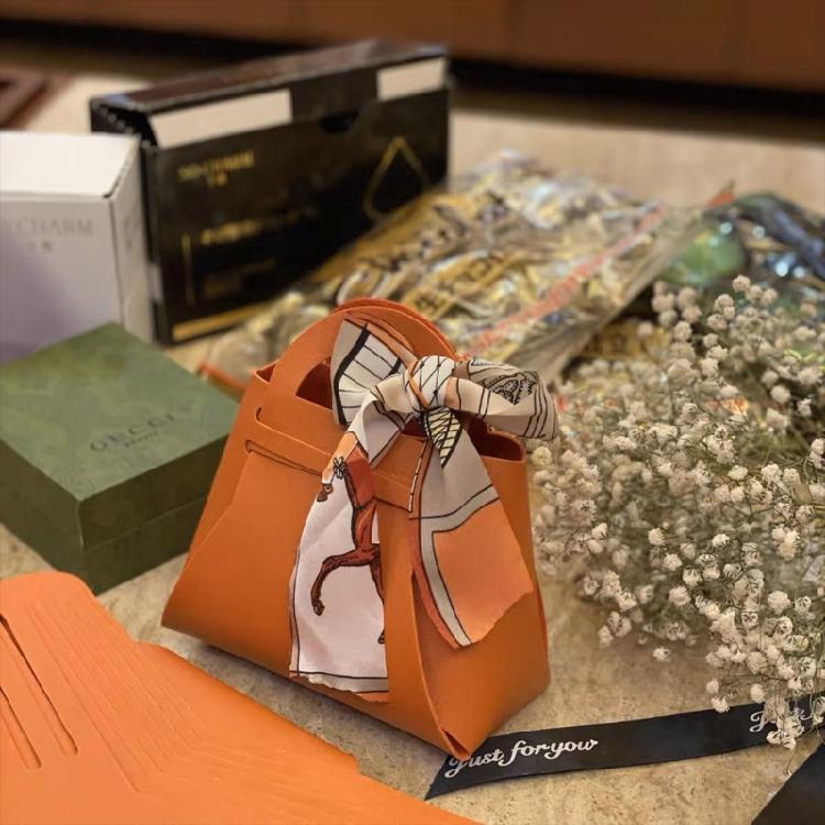 Leather Handbag Packaging Box Gift Box Small Packaging Handbag for Jewelry