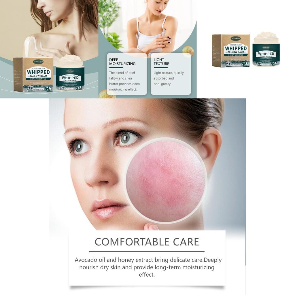 Woodsleep Honey Butter Body Cream Nourishing Hydrating Moisturizer For Dry Skin 60g